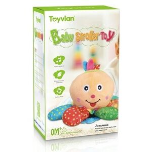 NEW Infant Stroller Car Seat Toy Clip Clop Activity Rattle Baby / Newborn